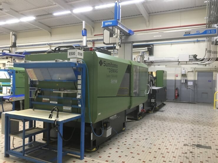 DEMAG SYSTEC 500/920-6400 + ROBOT SEPRO S 5 35 S3