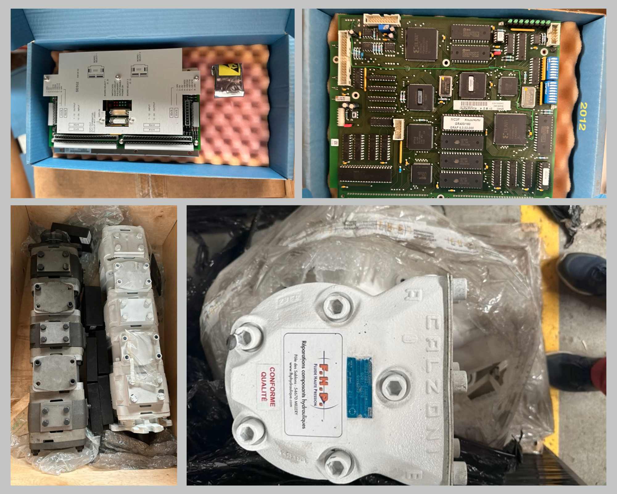 Pièces détachées pour Krauss-Maffei  (KM 1600 T & 2300 T)