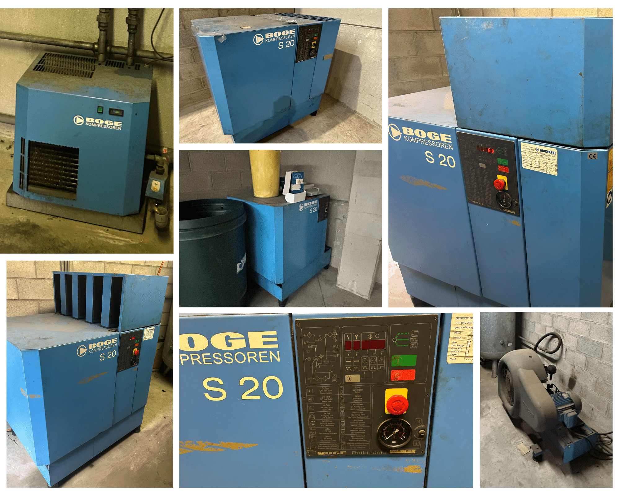 BOGE compressed air production equipments