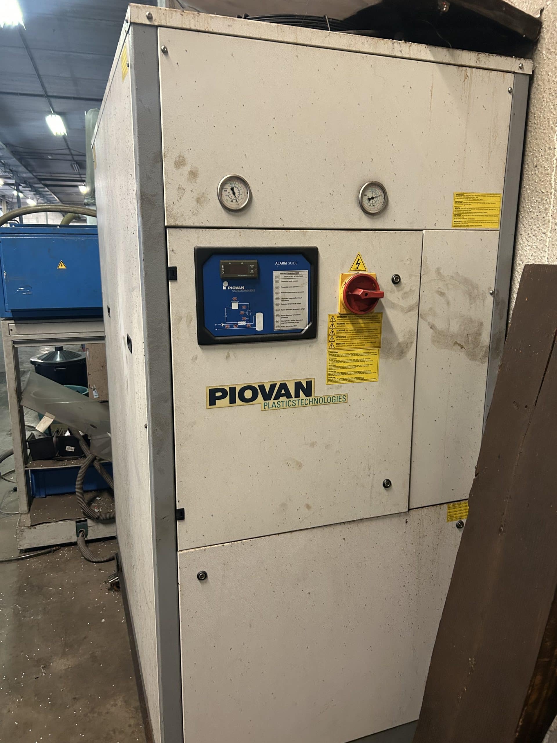 2 Refroidisseurs PIOVAN CH480 (Usine complète à vendre)