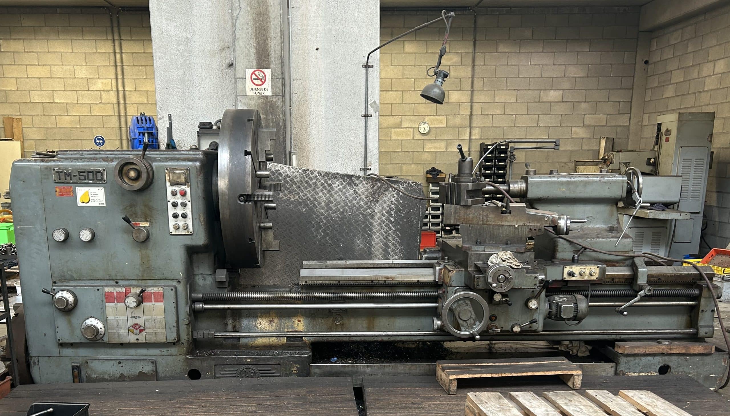 TM 500 parallel lathe (Complete factory for sale)